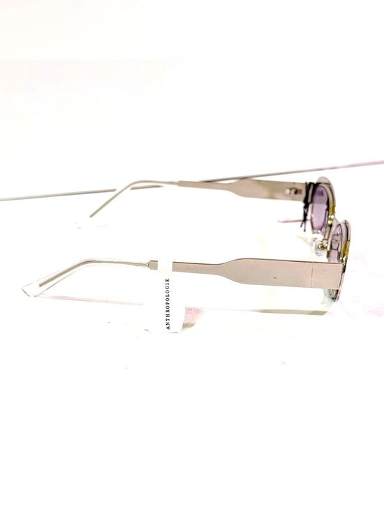 Anthropology Elite Eyewear Slim Metal Oval Sunglasses main image 7